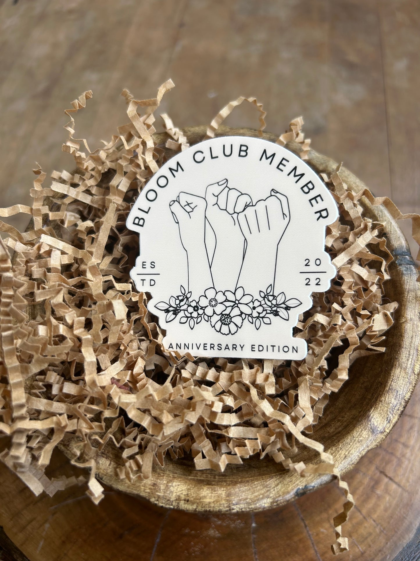 Bloom Club Member Sticker