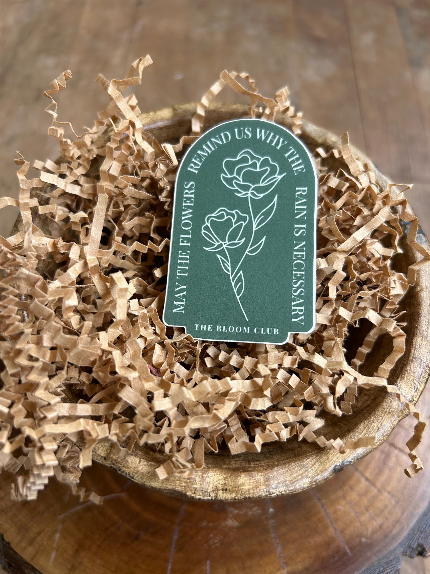 Bloom Club No Rain Sticker