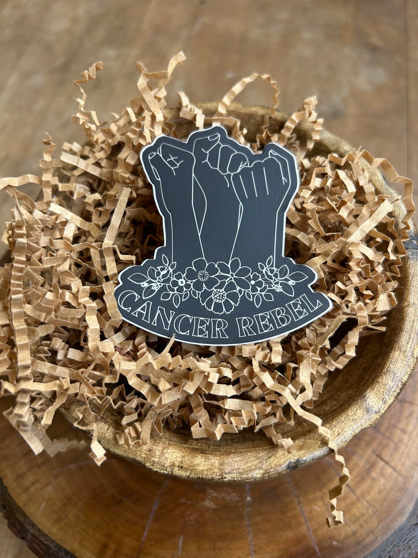 Bloom Club Cancer Rebel Sticker