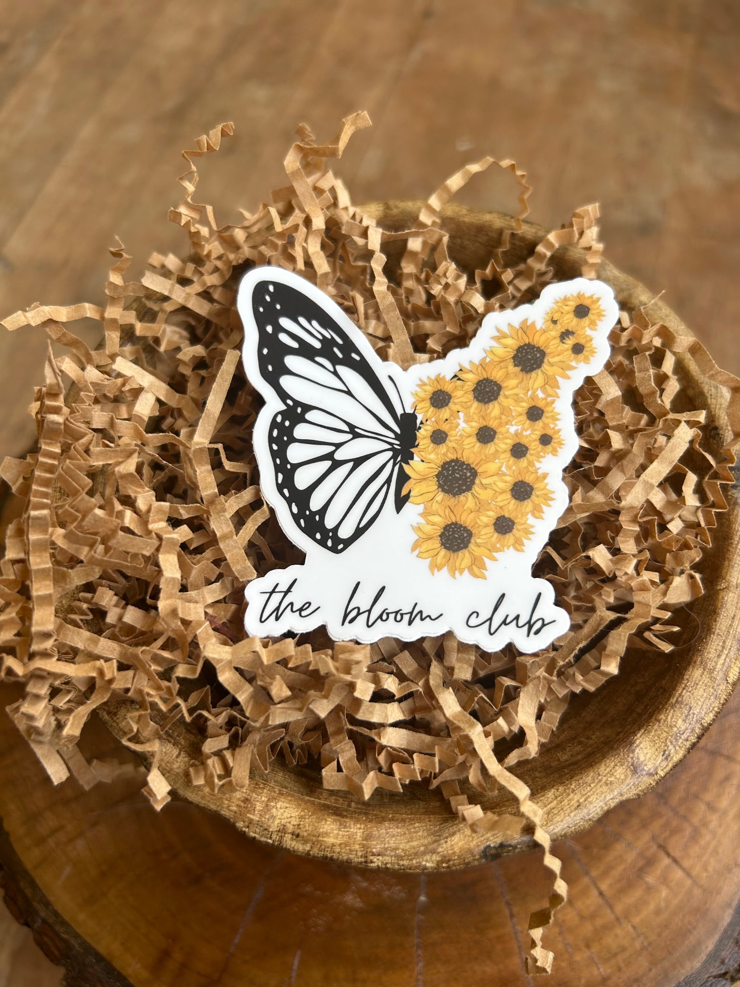 Bloom Club Sunflower Sticker