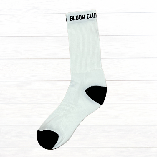 White Bloom Socks