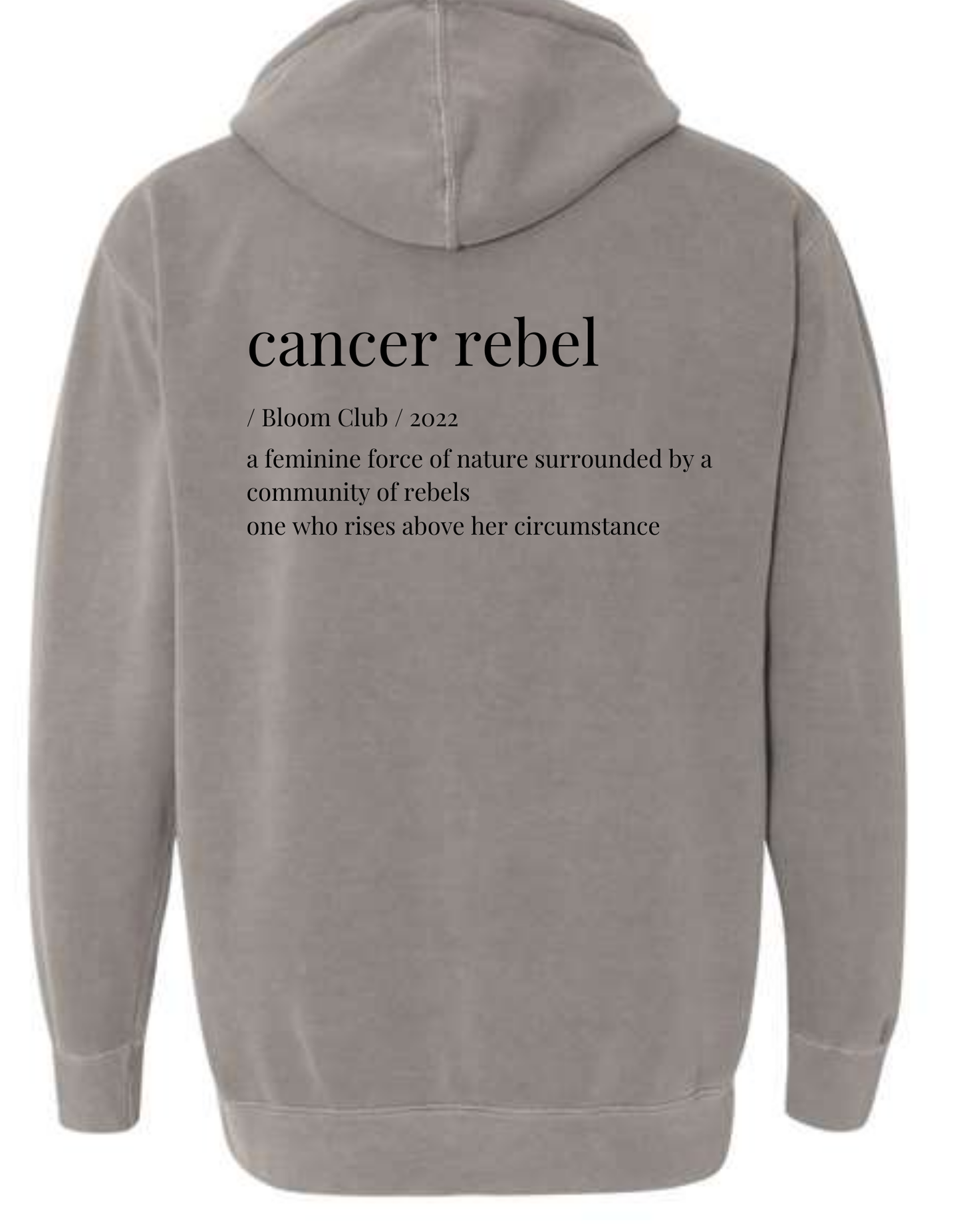 CANCER REBEL HOODIE